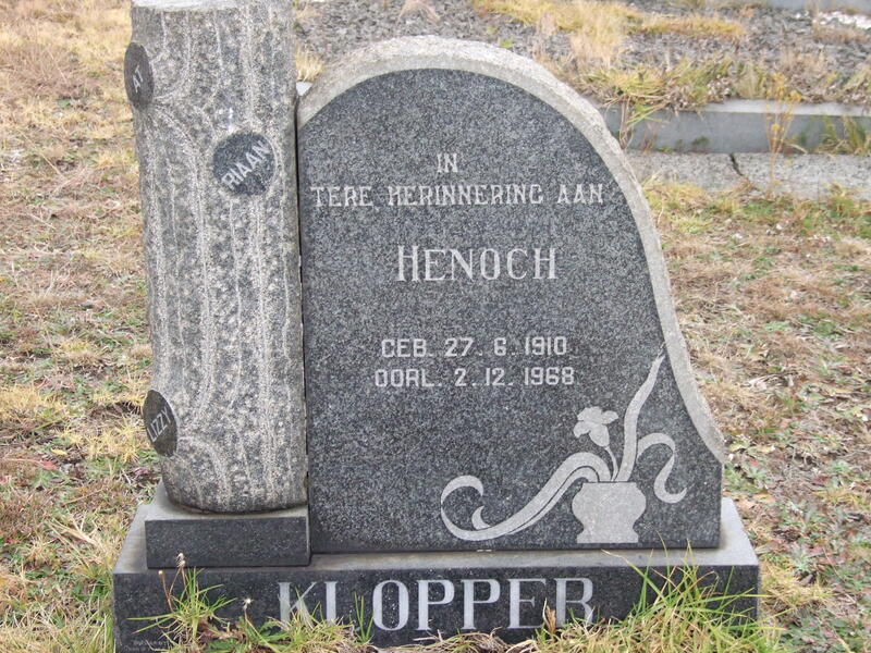 KLOPPER Henoch 1910-1968