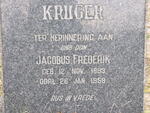 KRUGER Jacobus Frederik 1893-1958
