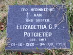 POTGIETER Elizabetha G.P. nee SMIT 1920-1994