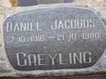 GREYLING Daniel Jacobus 1916-1980