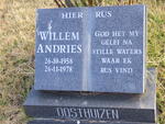 OOSTHUIZEN Willem Andries 1958-1978