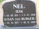 NEL Izak 1931-2001 & Susan BURGER 1937-2005