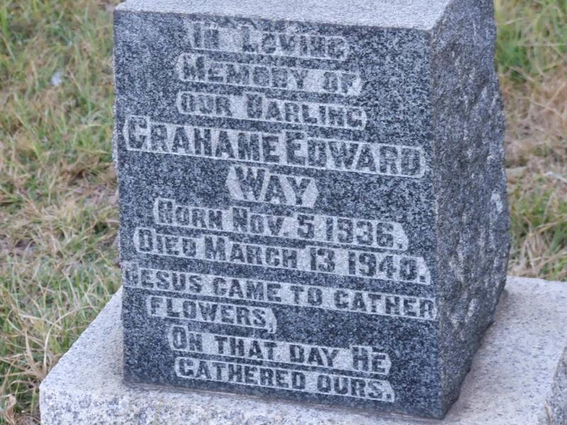 WAY Grahame Edward 1936-1940