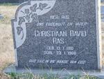 RAS Christiaan David 1910-1966