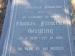 GREYLING Thomas Frederick 1938-1985