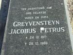 GREYVENSTEYN Jacobus Petrus 1917-1986