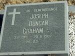 GRAHAM Joseph Duncan 1919-1987
