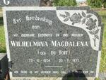 GREYLING Michiel J. 1924-1998 & Wilhelmina Magdalena DU TOIT 1924-1977