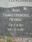 PRETORIUS Johannes Lodewickus 1871-1957 & Hendrina Magdalena 1875-1953