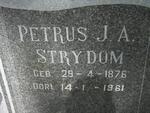 STRYDOM Petrus J.A. 1876-1961 & Hendrina M.G. VENTER 1887-1952