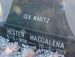 FOURIE Hester Magdalena nee MARITZ 1898-1983