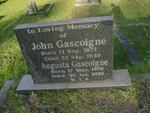 GASCOIGNE John 1872-1949 & Augusta 1876-1930