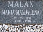 MALAN Maria Magdalena 1916-2007