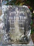 WEBB James -1929 & Lydia Ann -1929