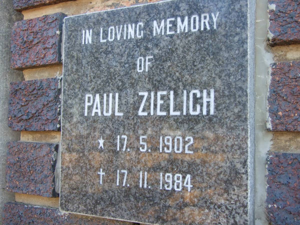 ZIELICH Paul 1902-1984