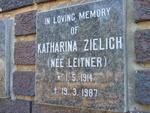 ZIELICH Katharina nee LEITNER 1914-1987
