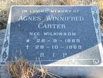 CARTER Agnes Winnifred nee WILKINSON 1885-1969
