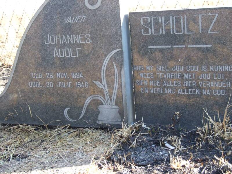 SCHOLTZ Johannes Adolf 1884-1946