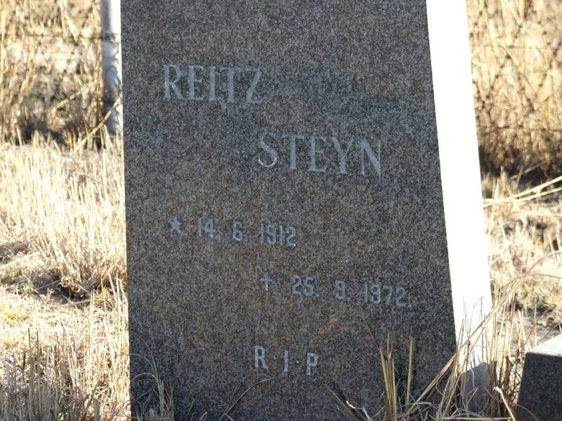 STEYN Reitz 1912-1972