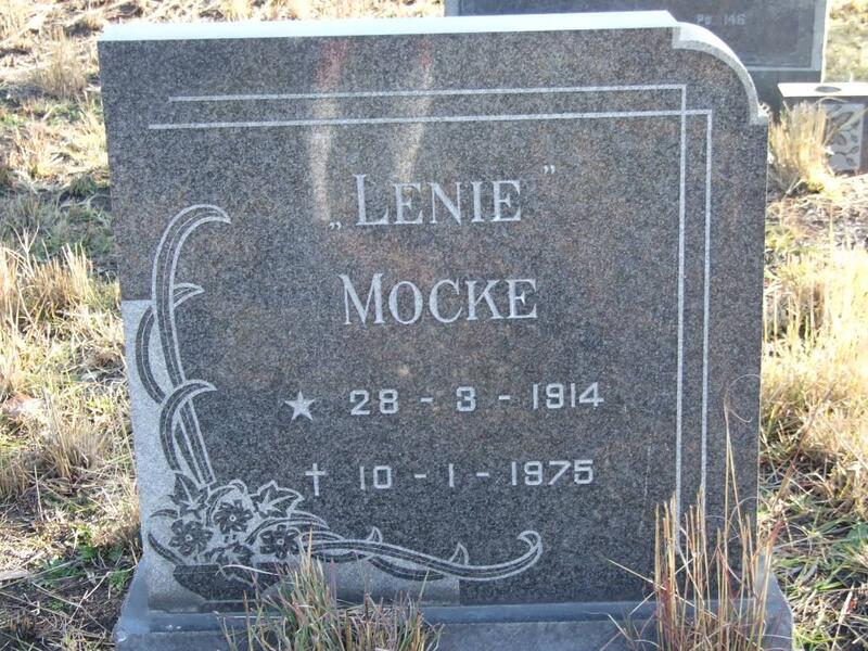 MOCKE Lenie 1914-1975