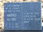TOIT Andries, du 1913-1978