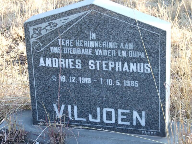 VILJOEN Andries Stephanus 1919-1985
