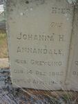 ANNANDALE Hendrik P. 1860-1939 & Johanna H. GREYLING 1862-1945