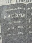GEYER C.J. 1883-1956 & A.M.C. BOTHA 1898-1996