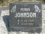 JOHNSON Petrus 1929-2002
