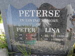 PETERSE Peter 1927-1998 & Lina 1929-2006