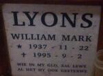 LYONS William Mark 1937-1995