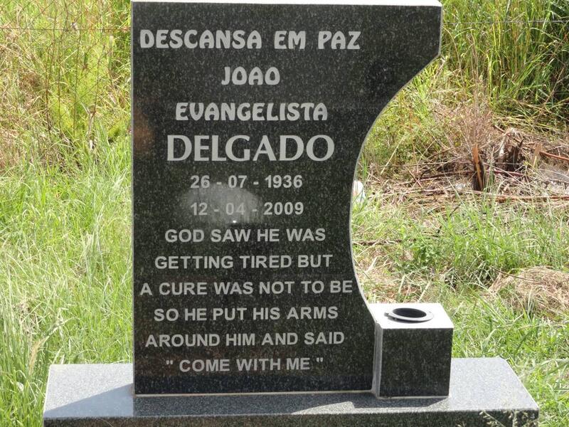 DELGADO Joao Evangelista 1936-2009