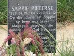 PIETERSE Sappie 1968-2009
