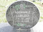 LUBUZO Asemahle 2003-2003