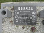 RHODE Roderick R. 1980-2002