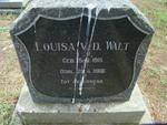 WALT Louisa, v.d. 1915-1966