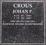 CROUS Johan P. 1945-2007