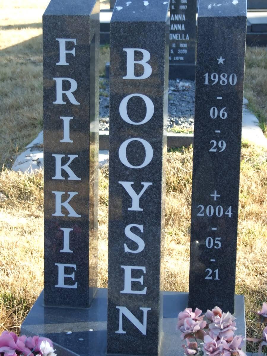 BOOYSEN Frikkie 1980-2004
