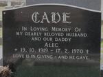CADE Alec 1919-1970