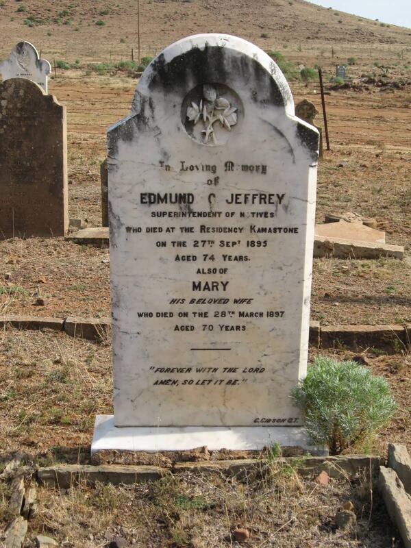 JEFFREY Edmund C. -1895 & Mary -1897