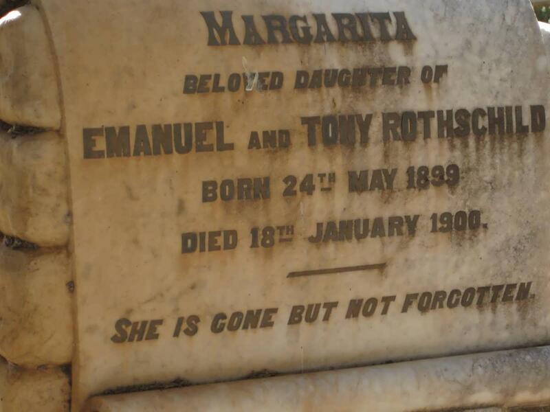 ROTHSCHILD Margarita 1899-1900