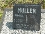 MULLER Andries 1923-1994