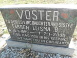 VOSTER Farren Elisma B. 1999-2000