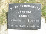 LANDE Cynthia 1966-2000