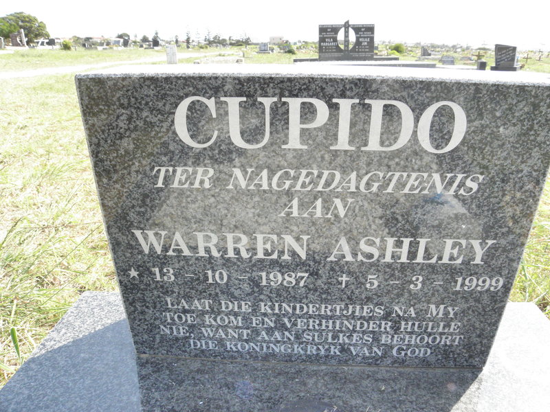 CUPIDO Warren Ashley 1987-1999