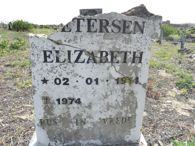 ?ETERSEN Elizabeth 1914-1974