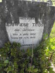 TITUS Louwiese nee JEFFERY 1902-1948