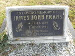 FRANS James John 1897-1981