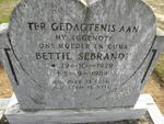 SEBRANDT Bettie 1929-1984