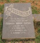 OOSTHUIZEN Susara Maria Sophia nee VAN WYK 1894-1975